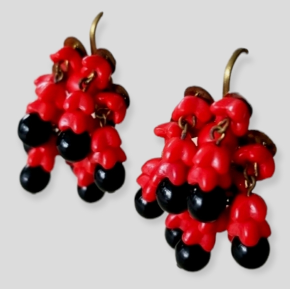 Vintage Mid Century Made in Germany Screw Back Earrings - Picture 8 of 8